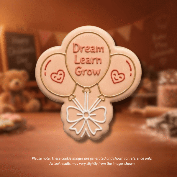 "Dream Learn Grow" Balloons Cutter
