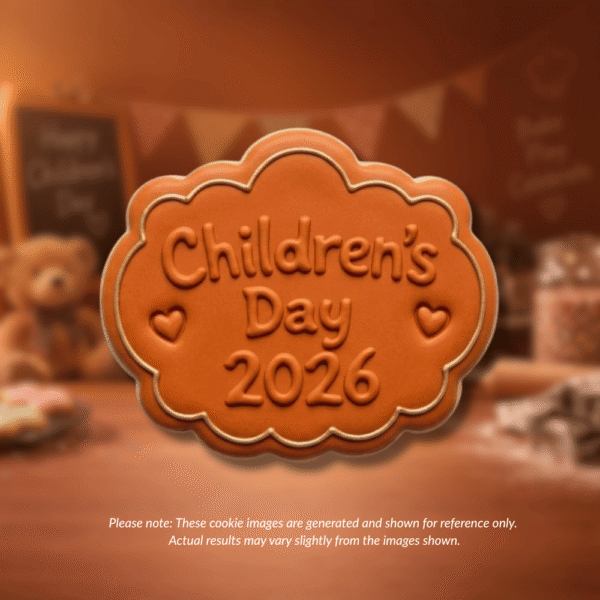 childrens-day-2026-scalloped-frame-cookie