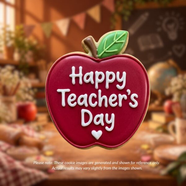 happy-teacher’s-day-apple-cookie