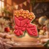 Thank You Flower Bouquet Cookie thank-you-flower bouquet-cookie